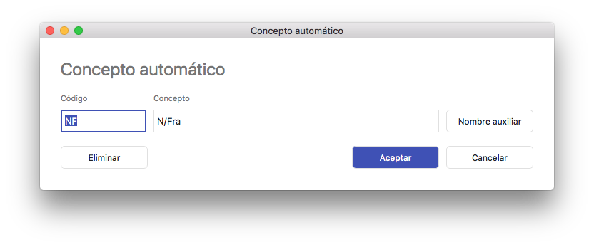 Conceptos automáticos